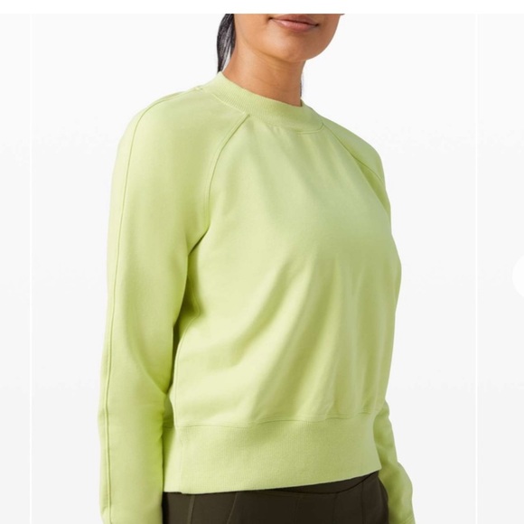 lululemon athletica Tops - Lululemon Ready to roll crew neck sweatshirt S
